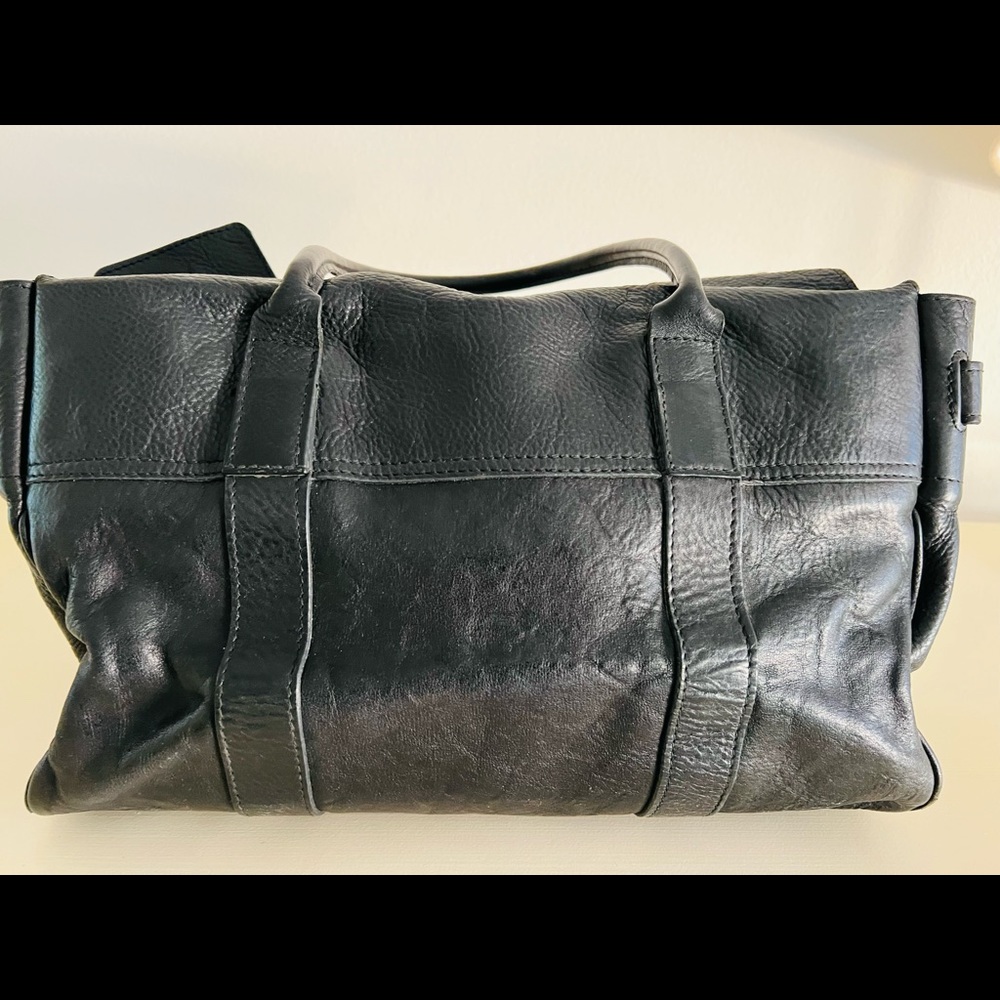 Mulberry Bayswater large, black leather pepped bag. Good condition. - Picture 2 of 8
